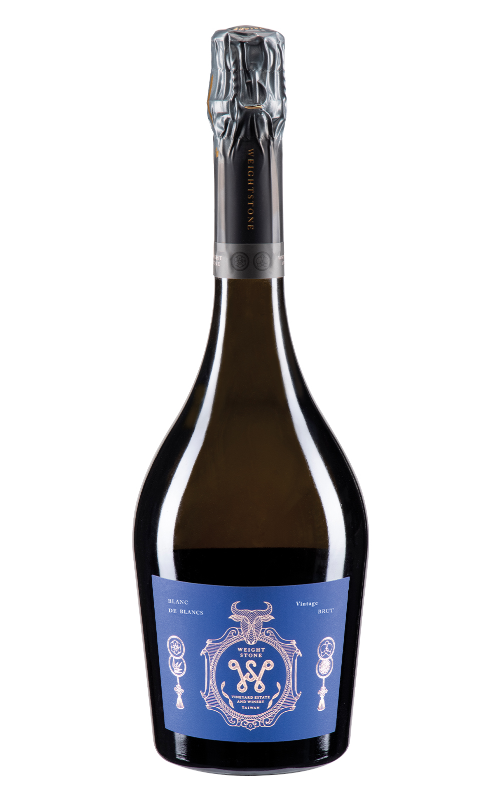 Bottle of Weightstone Blanc de Blancs 2020