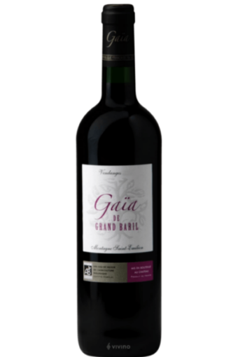 Château Grand Baril Montagne St-Emilion Gaïa 2015