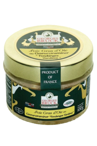 Georges Bruck Whole Goose Foie Gras With Gewurztraminer Wine